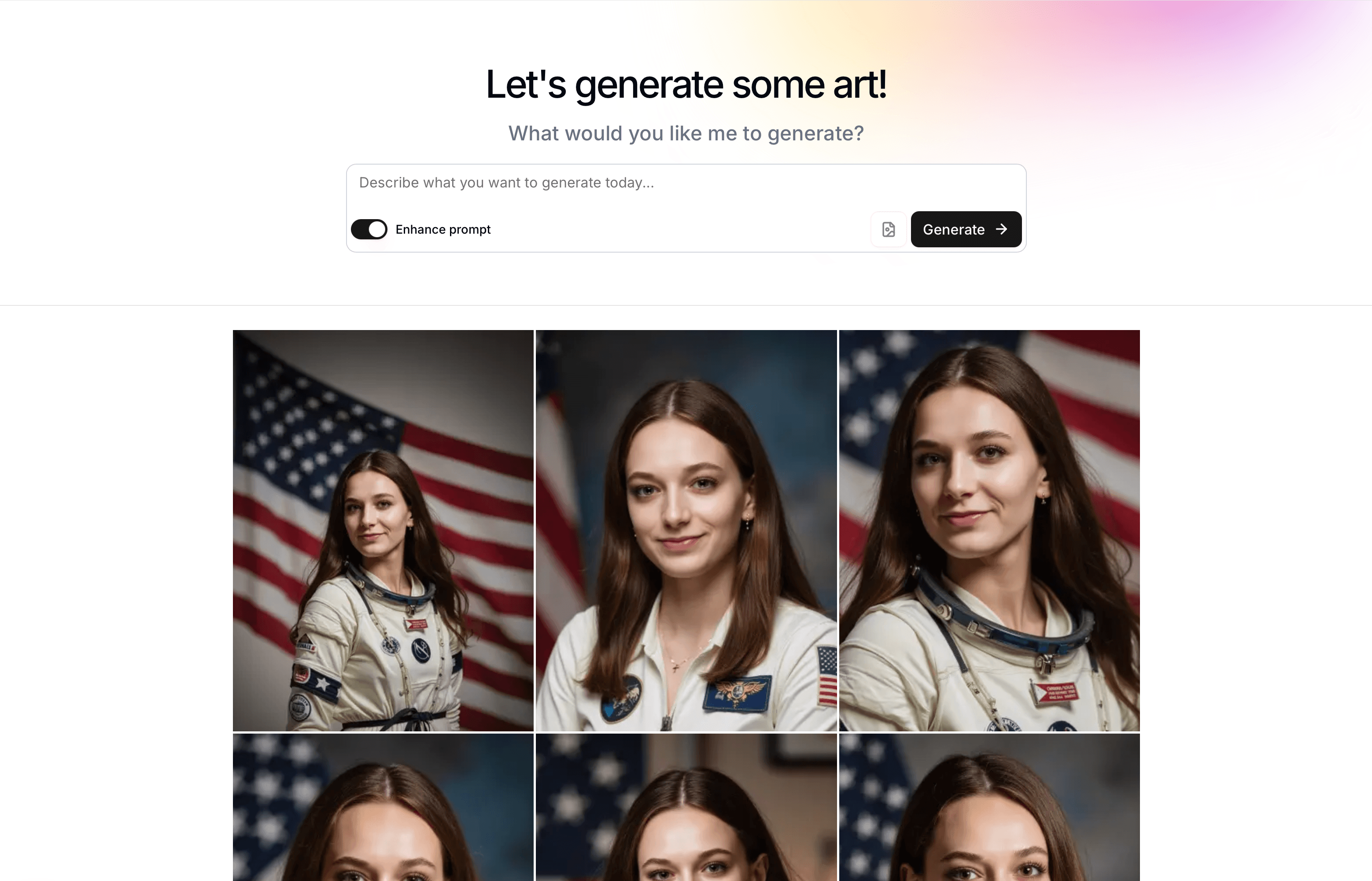 Printwall.ai app interface showcase